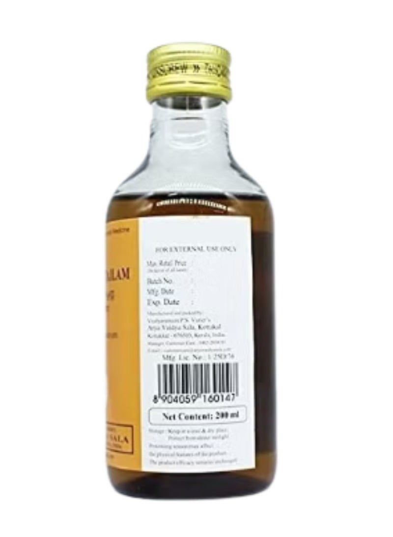 Kottakkal Ayurveda Eladi Kera Tailam | Classical Ayurvedic Herbal Oil for External Use | Wellness Massage Oil | Skin & Body Care Oil - Image 4